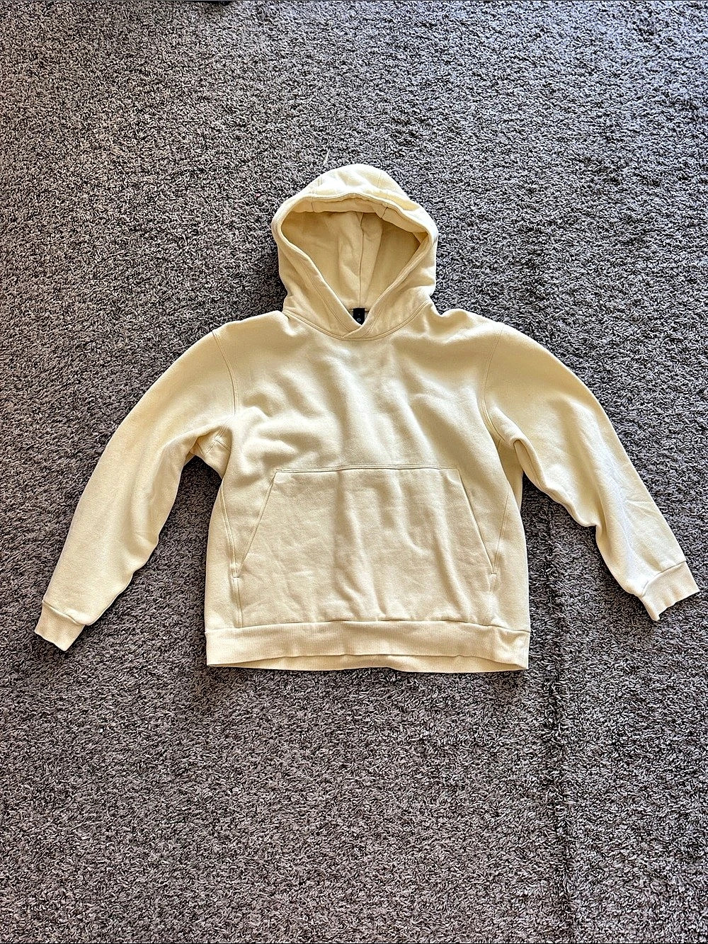 lululemon Steady State Scuba Pullover Hoodie Buttercream Medium